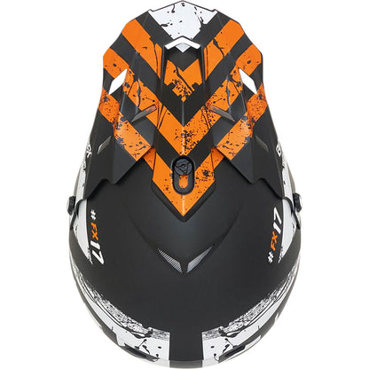 AFX FX-17 Helmet - Attack - Matte Black/Orange - 4XL 0110-7642_1033188