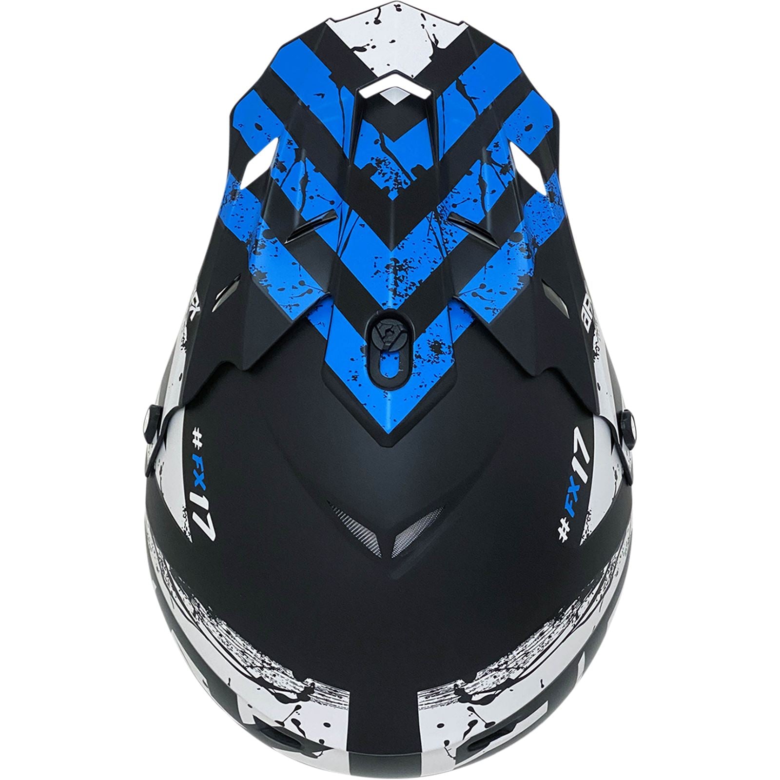 AFX FX-17 Helmet - Attack - Matte Black/Blue - 4XL 0110-7644_1033202