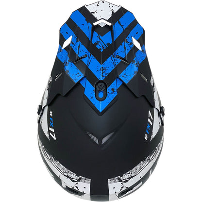 AFX FX-17 Helmet - Attack - Matte Black/Blue - 4XL 0110-7644_1033202