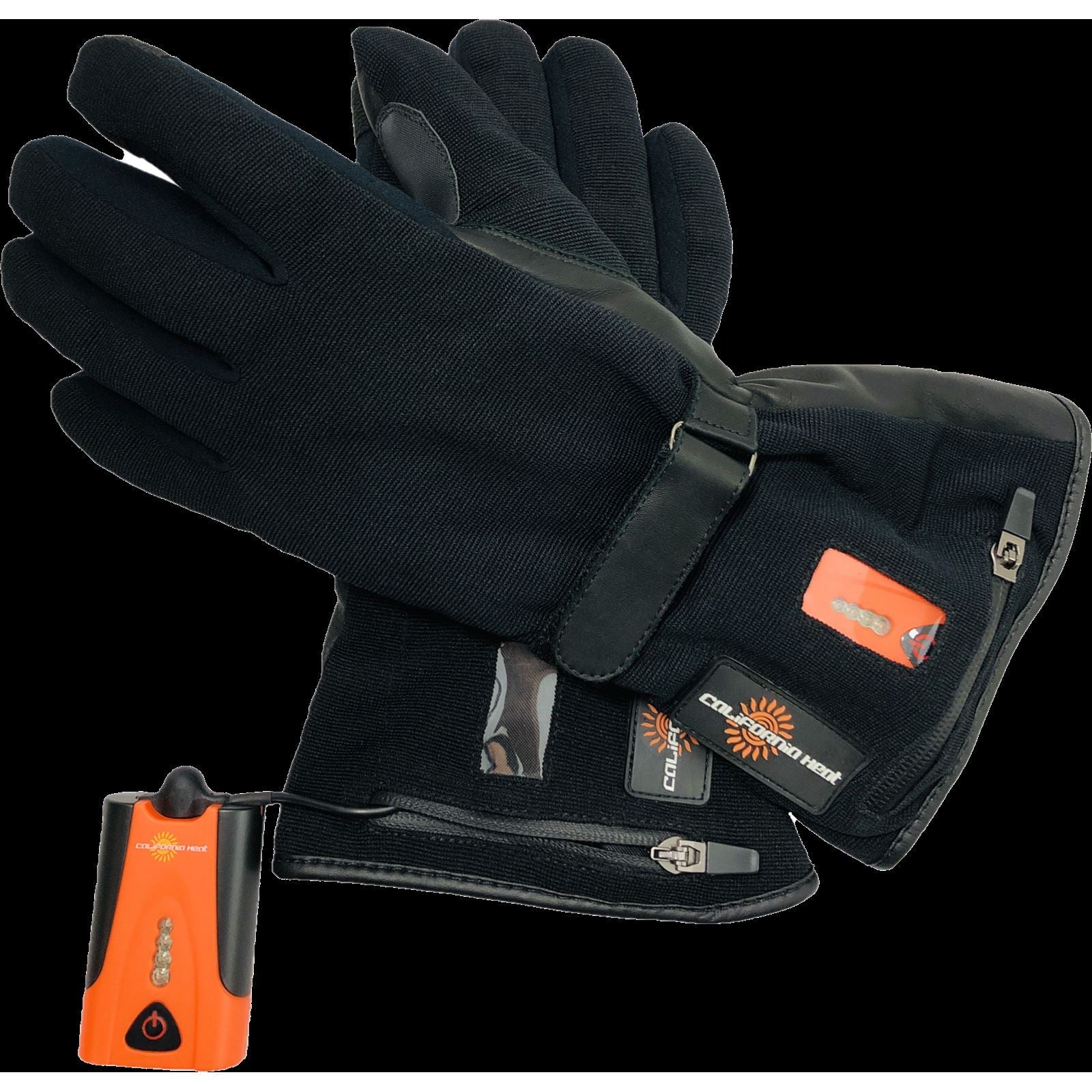 California Heat 7V Activflexx Gloves, Black_756041