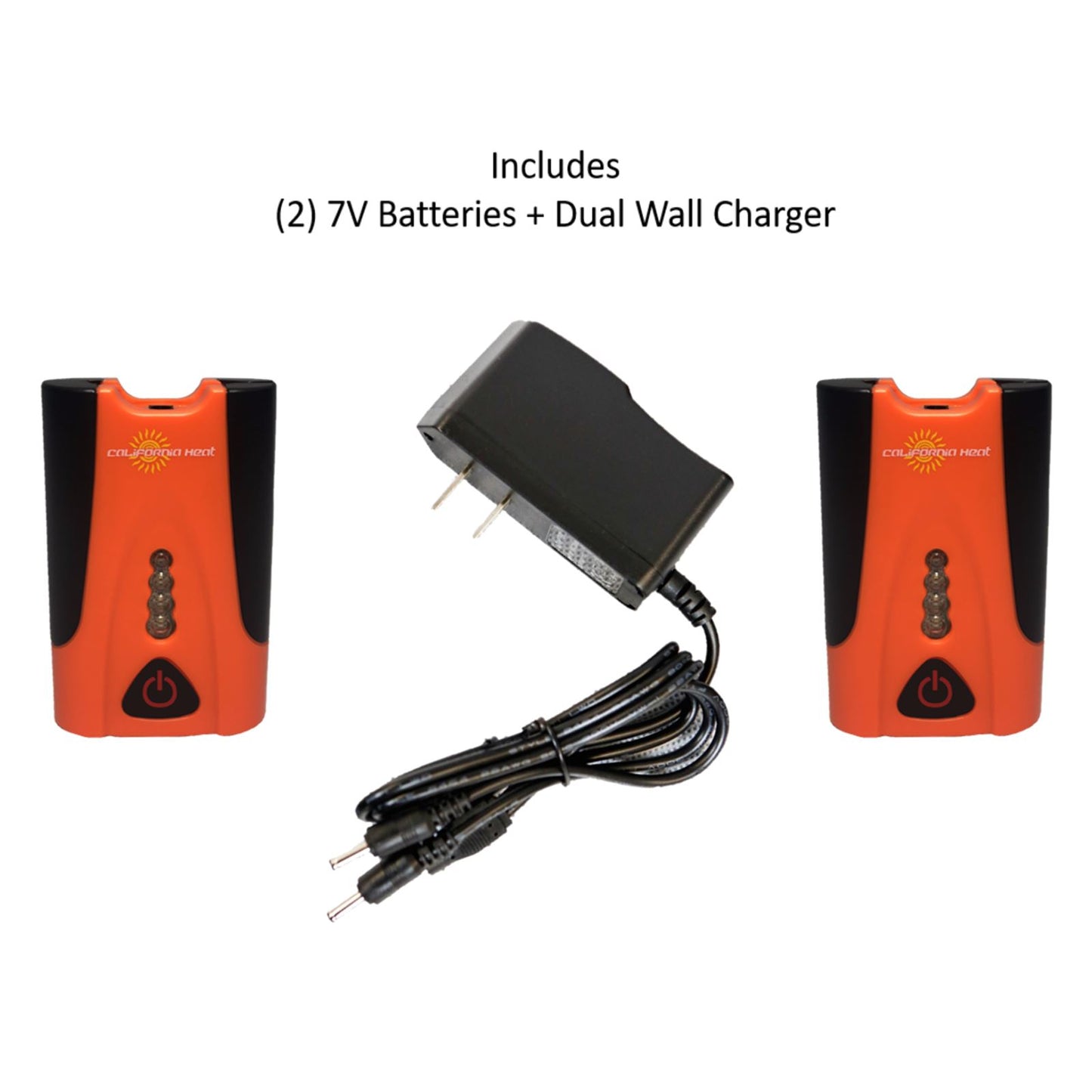 California Heat 7V Activflexx Gloves, Black_756039