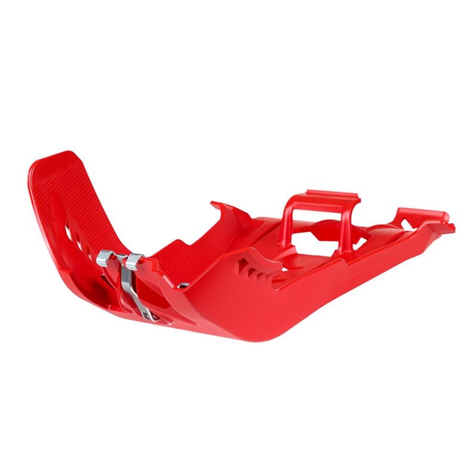 Polisport Fortress Skid Plate W/Link Protector Red 8475300002_882504