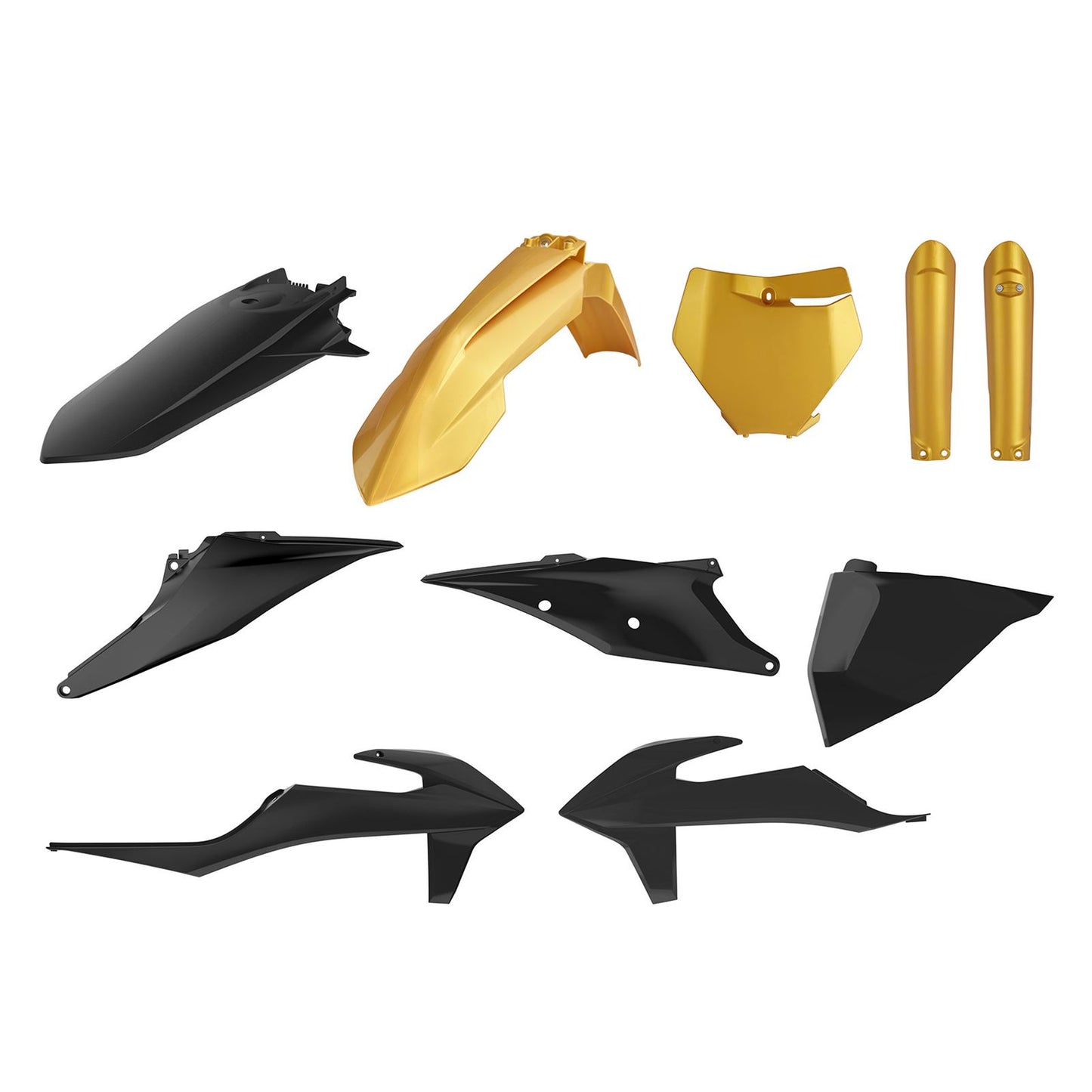 Polisport Full MX Kit - Gold/Black 91052_1092139