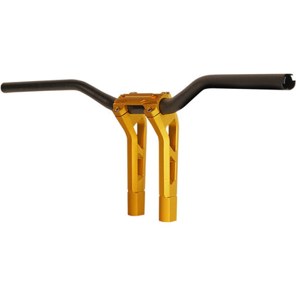 Performance Machine Handlebar Assembly - External Wiring - Gold Ops 0208-2186M-SMG_1033166