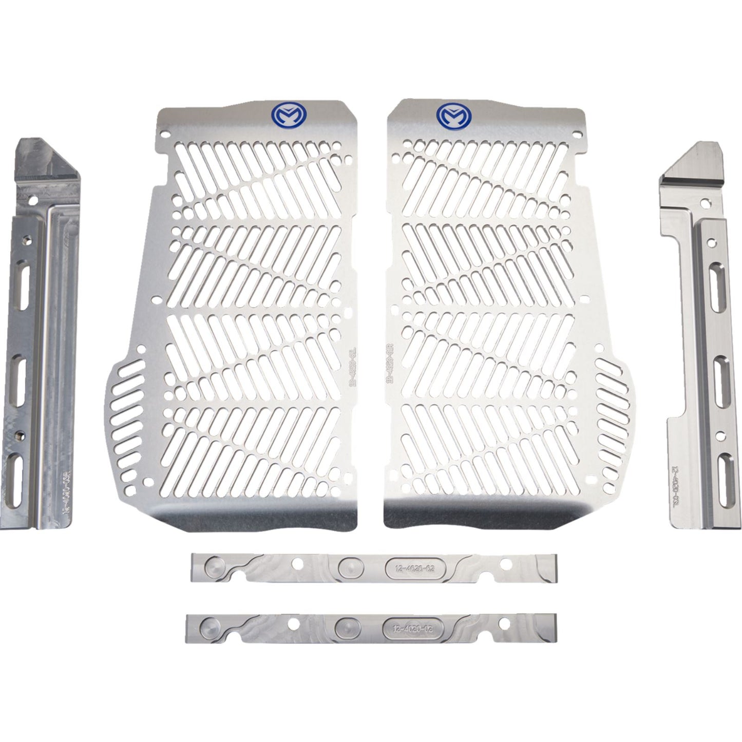 Moose Offroad Billet Radiator Guards - Silver for Beta 12-4020_1362678