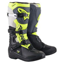 Alpinestars Tech 3 Boots - Black/Gray/Yellow Fluorescent_1005690