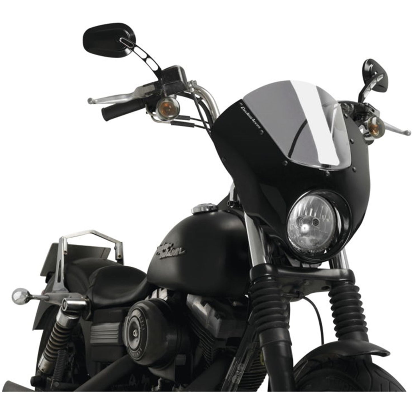 Custom Acces Dark Night Semi-Fairing - Smoke for Harley-Davidson FXDB [MPN: CUP0023H]_767135