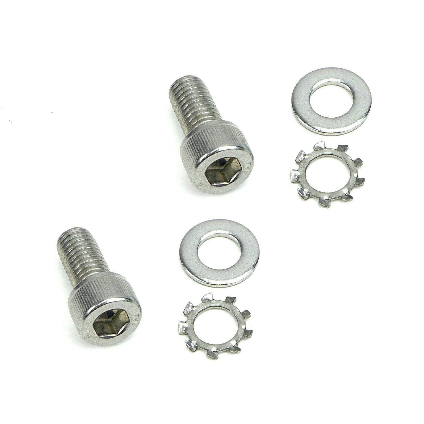 2FastMoto Bottom Mount Headlight Bolt 2 Pack M10x1.5x20mm Stainless Steel 047-014x2_759260
