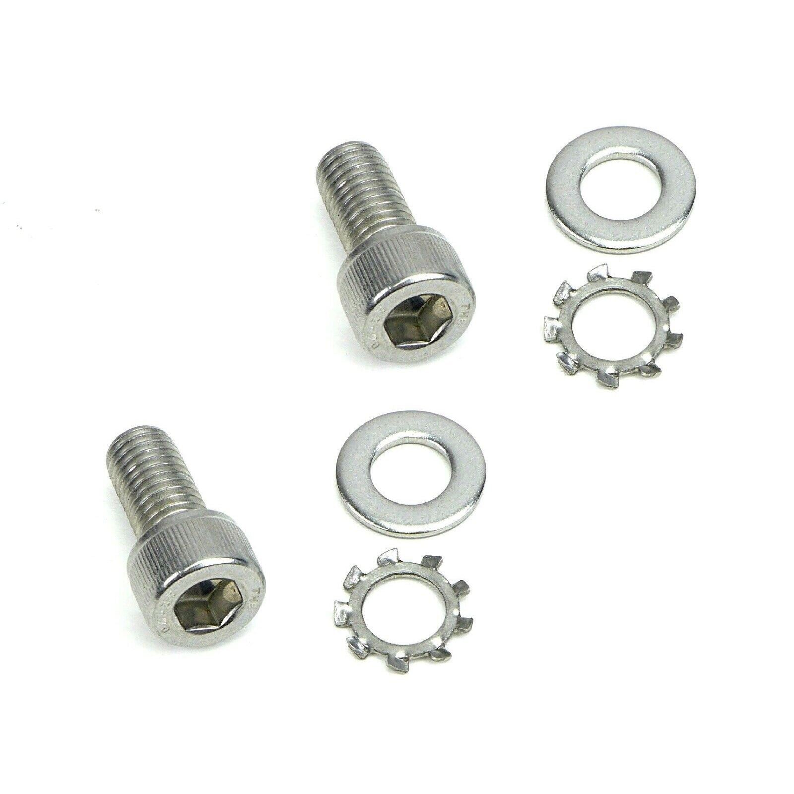 2FastMoto Bottom Mount Headlight Bolt 2 Pack M10x1.5x20mm Stainless Steel 047-014x2_759260
