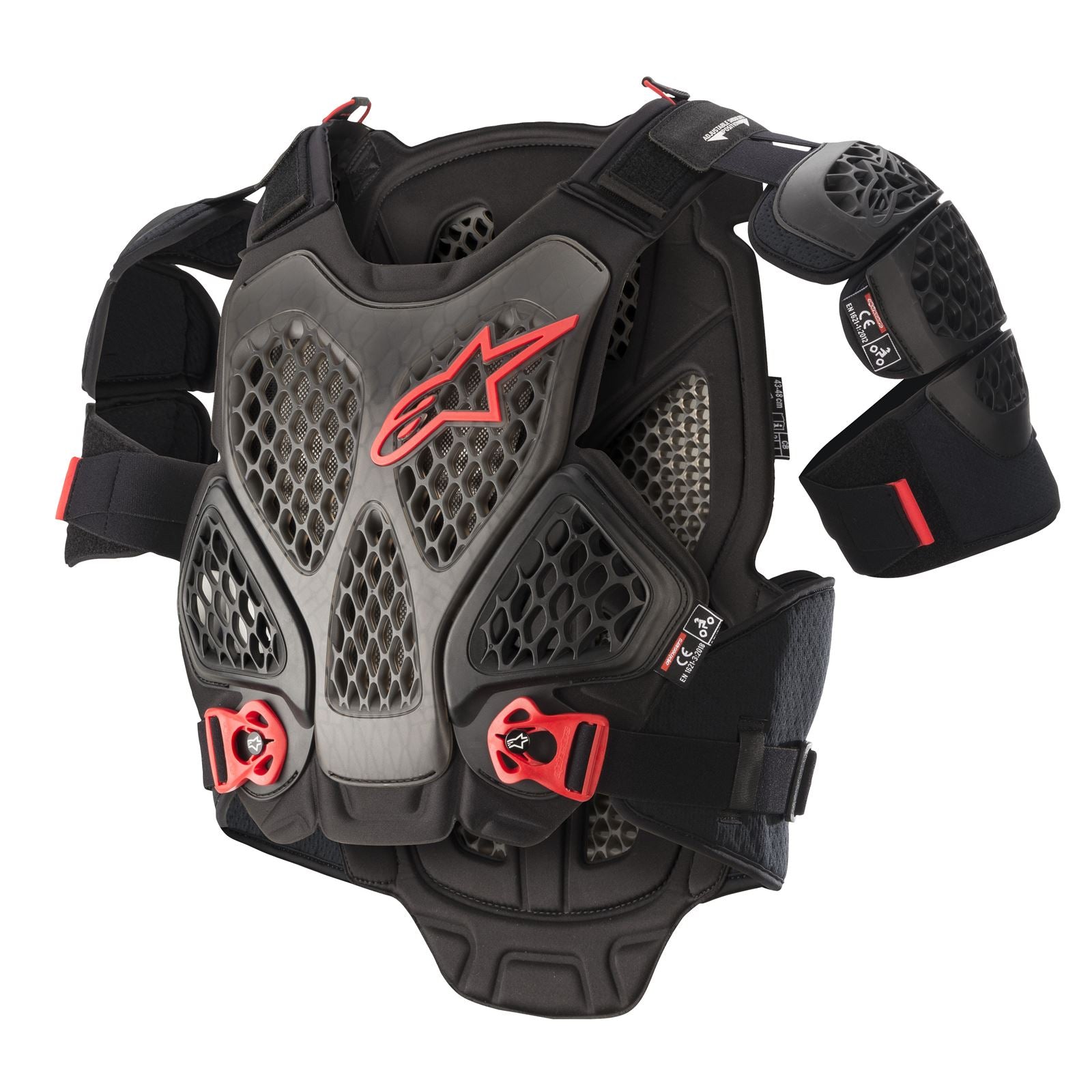 Alpinestars A-6 Chest Protector Black/Anthracite XS/SM [MPN: 6700022-1036-XSS]_1005812
