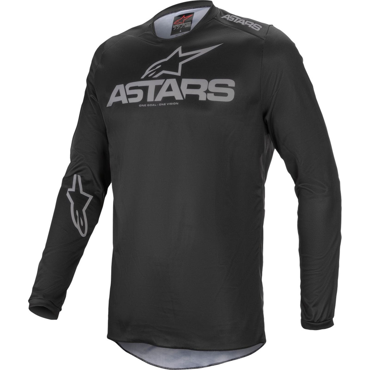 Alpinestars Fluid Graphite Jersey - Black/Dark Gray - Medium [MPN: 3762321-111-M]_838295