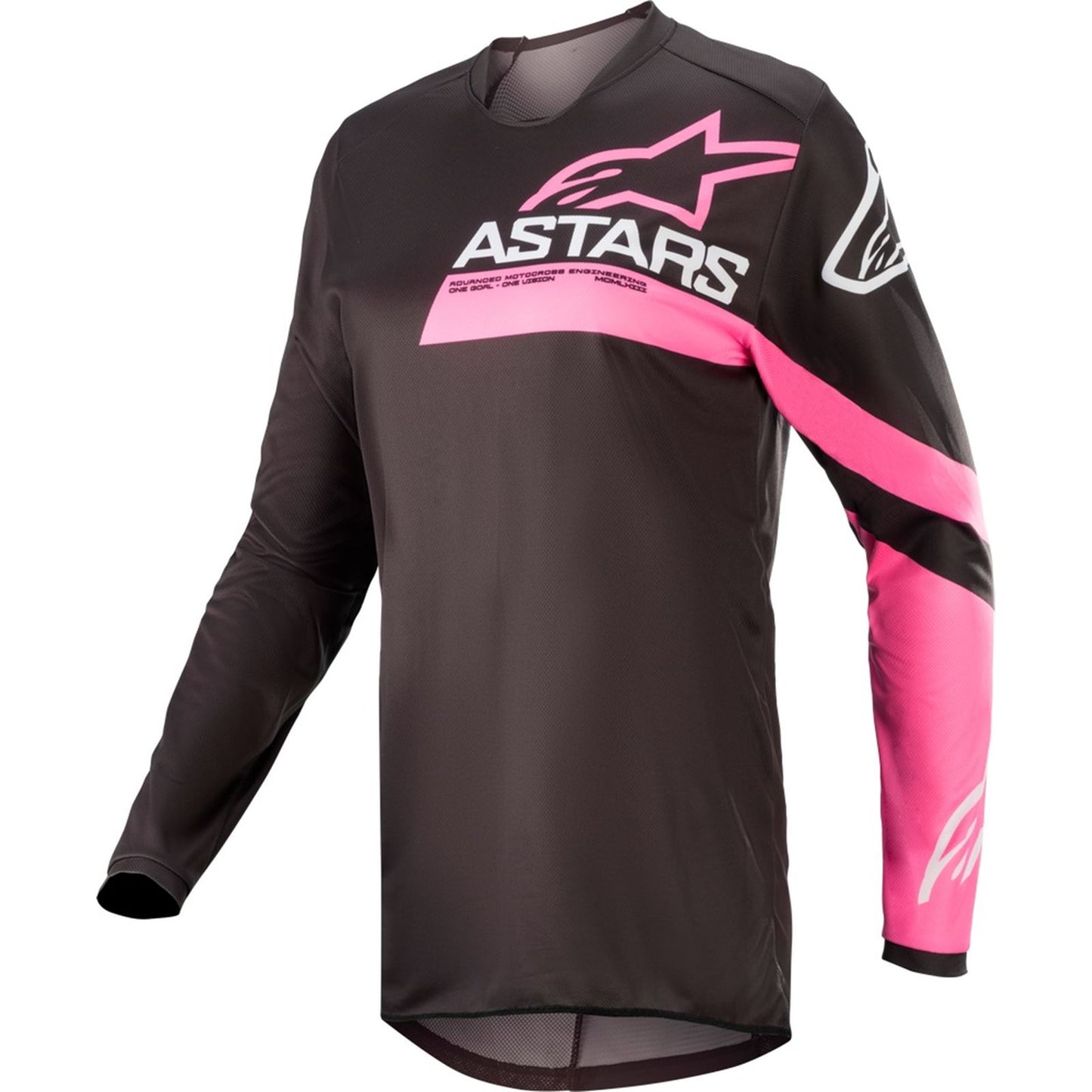Alpinestars Stella Fluid Chaser Jersey - Black/Pink Flo - Medium [MPN: 3782422-1390-M]_838321