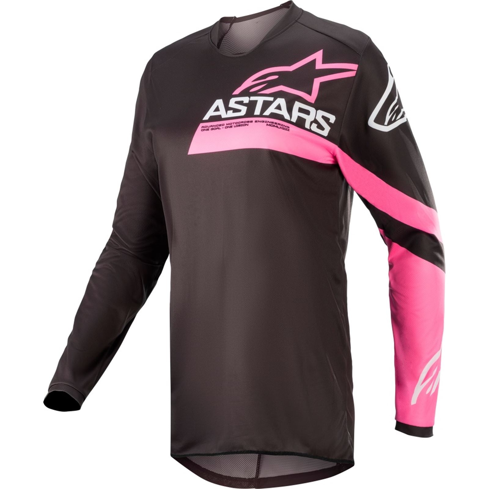 Alpinestars Stella Fluid Chaser Jersey - Black/Pink Flo - Medium [MPN: 3782422-1390-M]_838321
