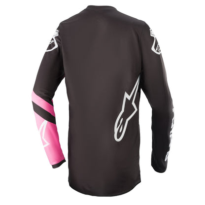 Alpinestars Stella Fluid Chaser Jersey - Black/Pink Flo - XS [MPN: 3782422-1390-XS]_759562