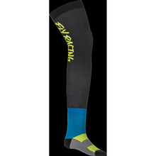 Fly Racing Knee Brace Socks HI-Vis/Black/Blue LG/XL 350-0448L_760625