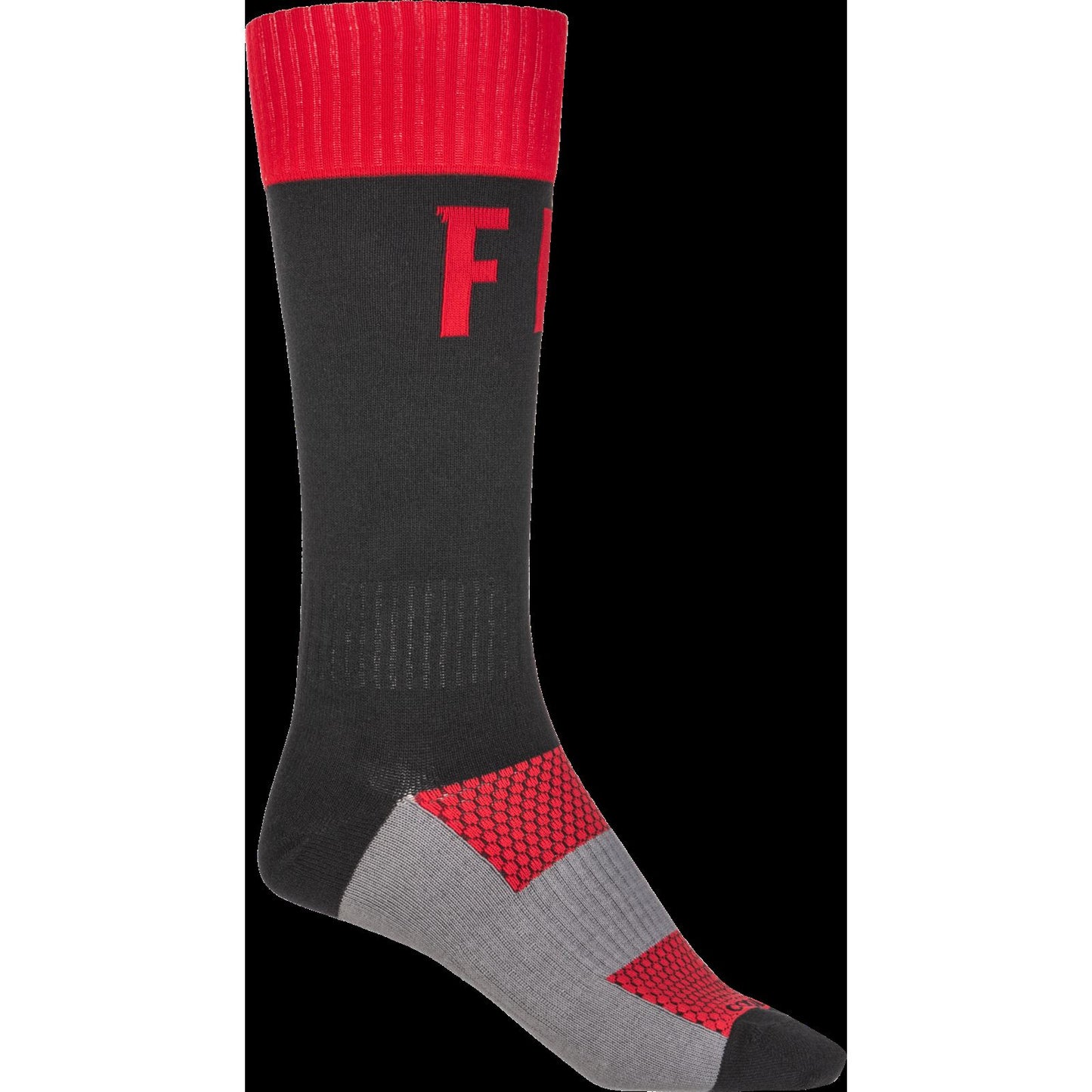 Fly Racing MX Pro Socks Red/Black_760591