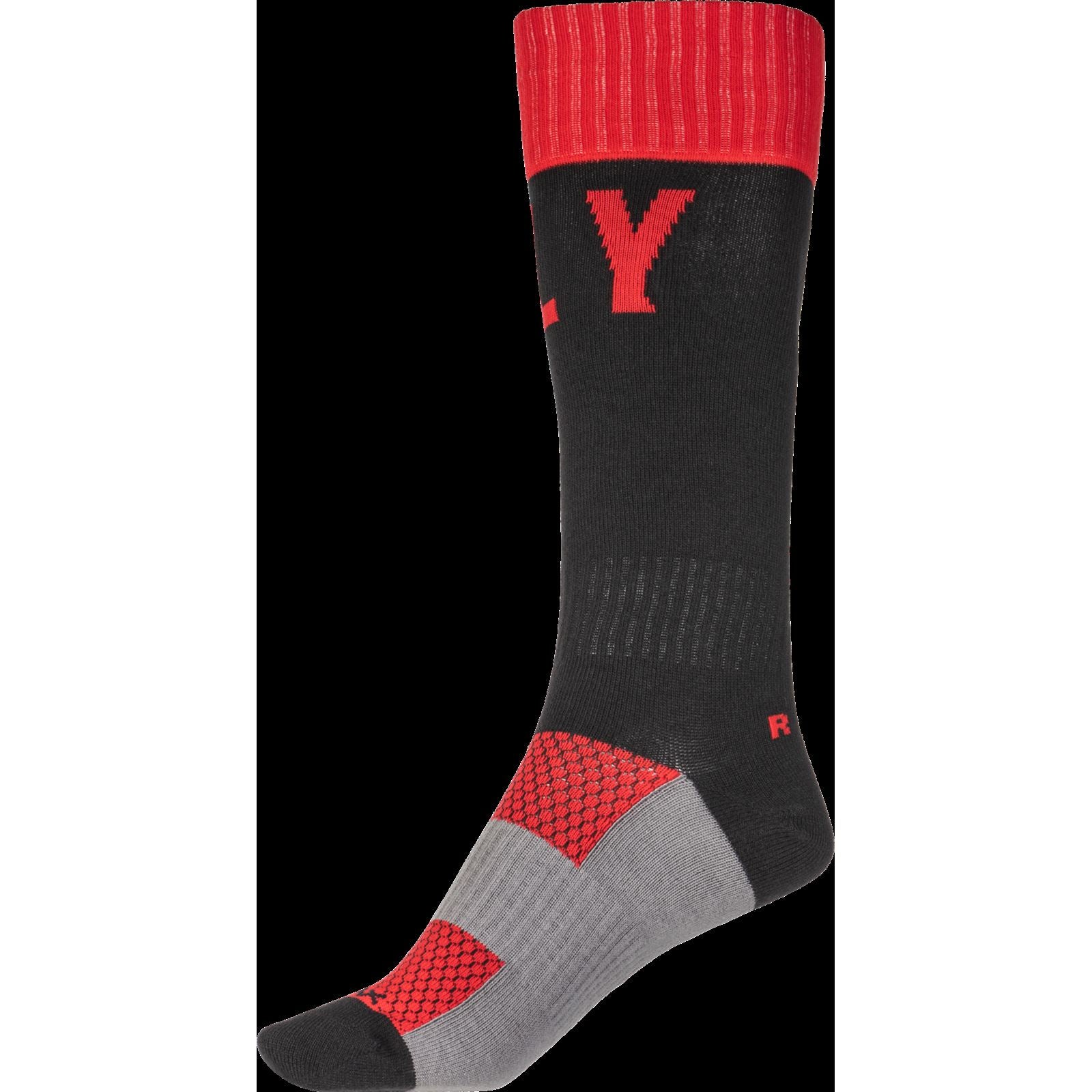 Fly Racing MX Pro Socks Red/Black_760593