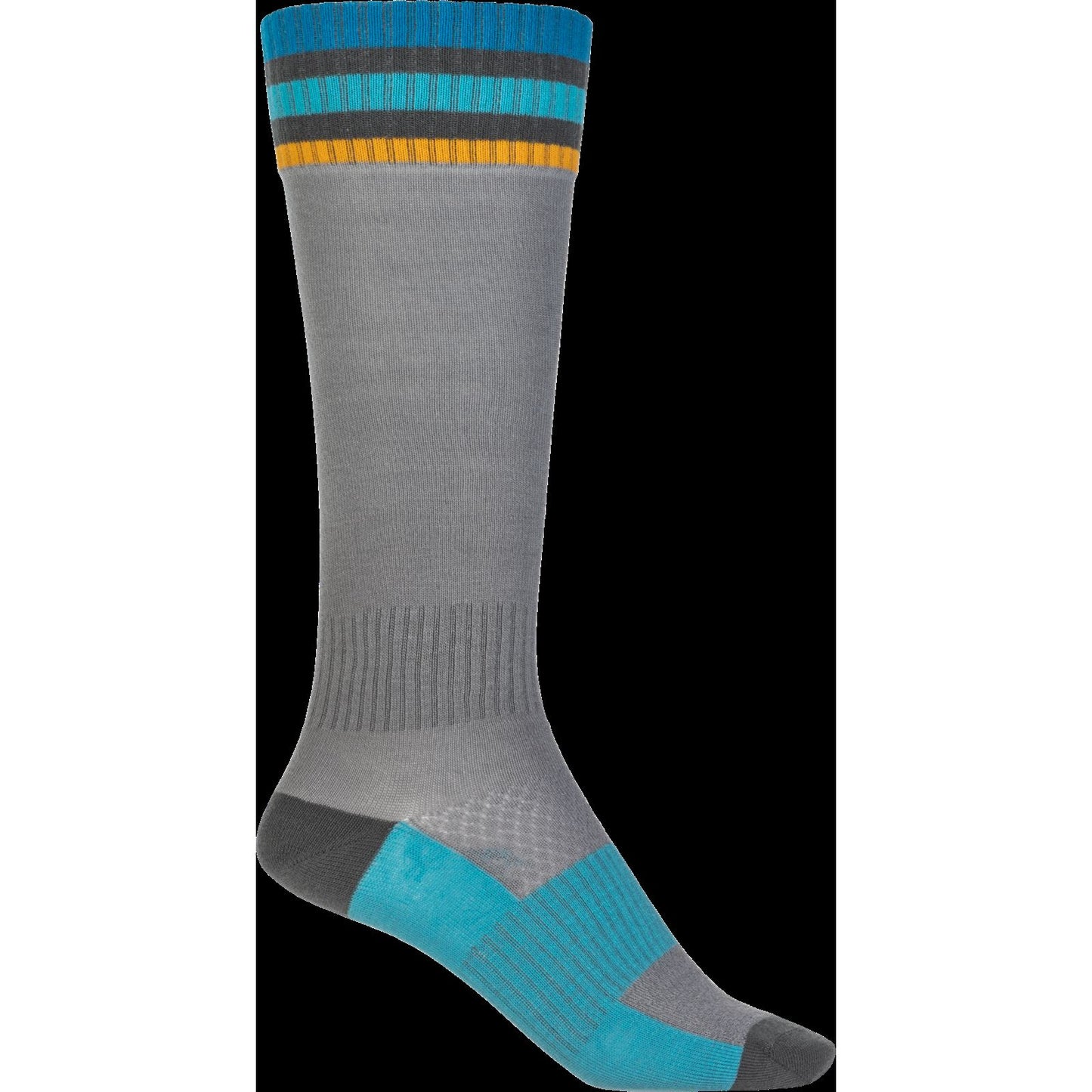 Fly Racing MX Socks Thin Grey_760606