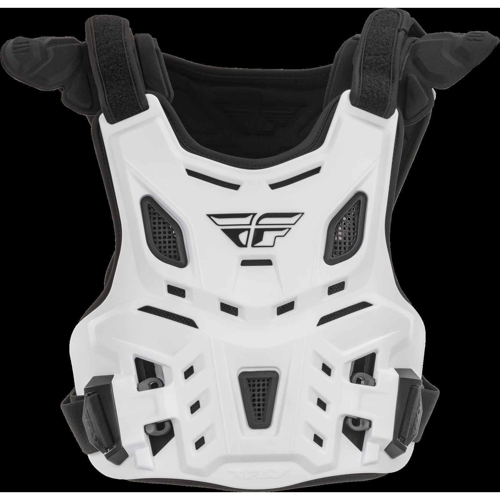 Fly Racing Youth Revel Roost Guard Race White 36-16059_760636