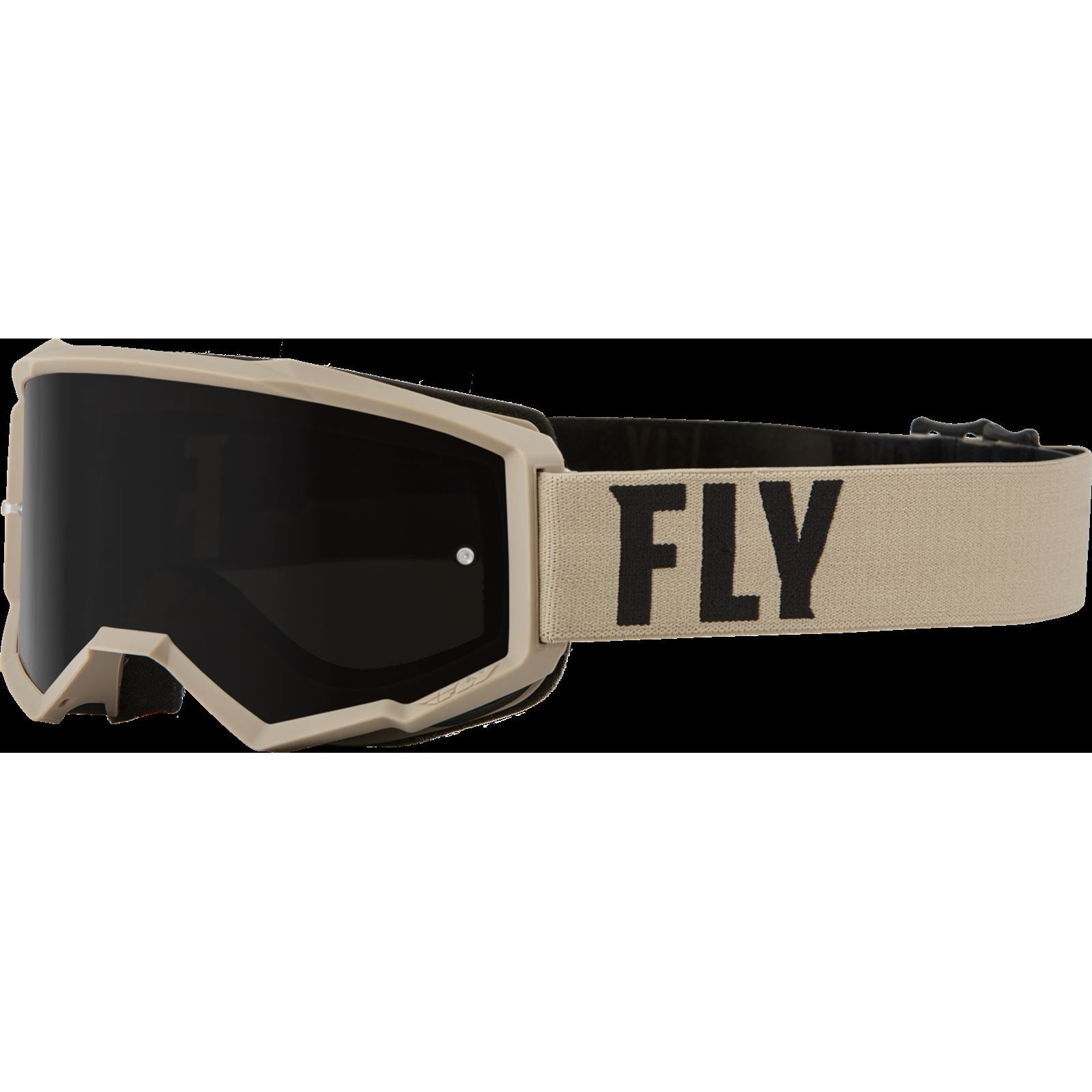 Focus Sand Goggles - Khaki/Brown Dark Smoke Lens_760754