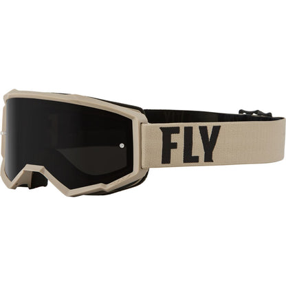 Fly Racing Focus Sand Goggles - Khaki/Brown Dark Smoke Lens 37-51148_883143
