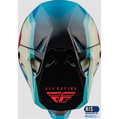 Fly Racing Formula CP Rush Helmet Black/Stone/Dark Teal Youth Large [MPN: 73-0022YL]_864295