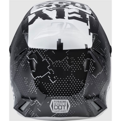 Fly Racing Youth Kinetic Scan Helmet - Black/White _1158129