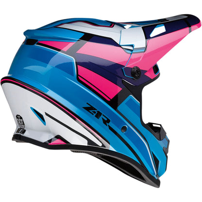 Z1R Rise Helmet MC Pink/Blue 4XL 0110-7191_1034195