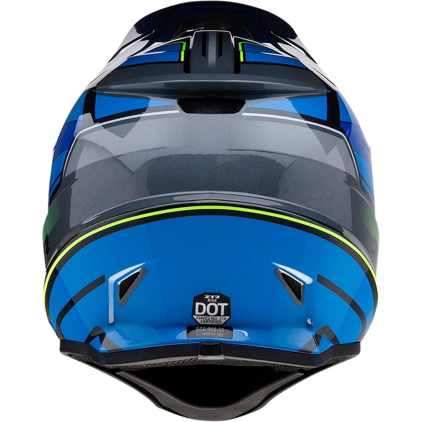 Z1R Rise Helmet MC Blue/Hi-Vis Yellow Small 0110-7193_1034206