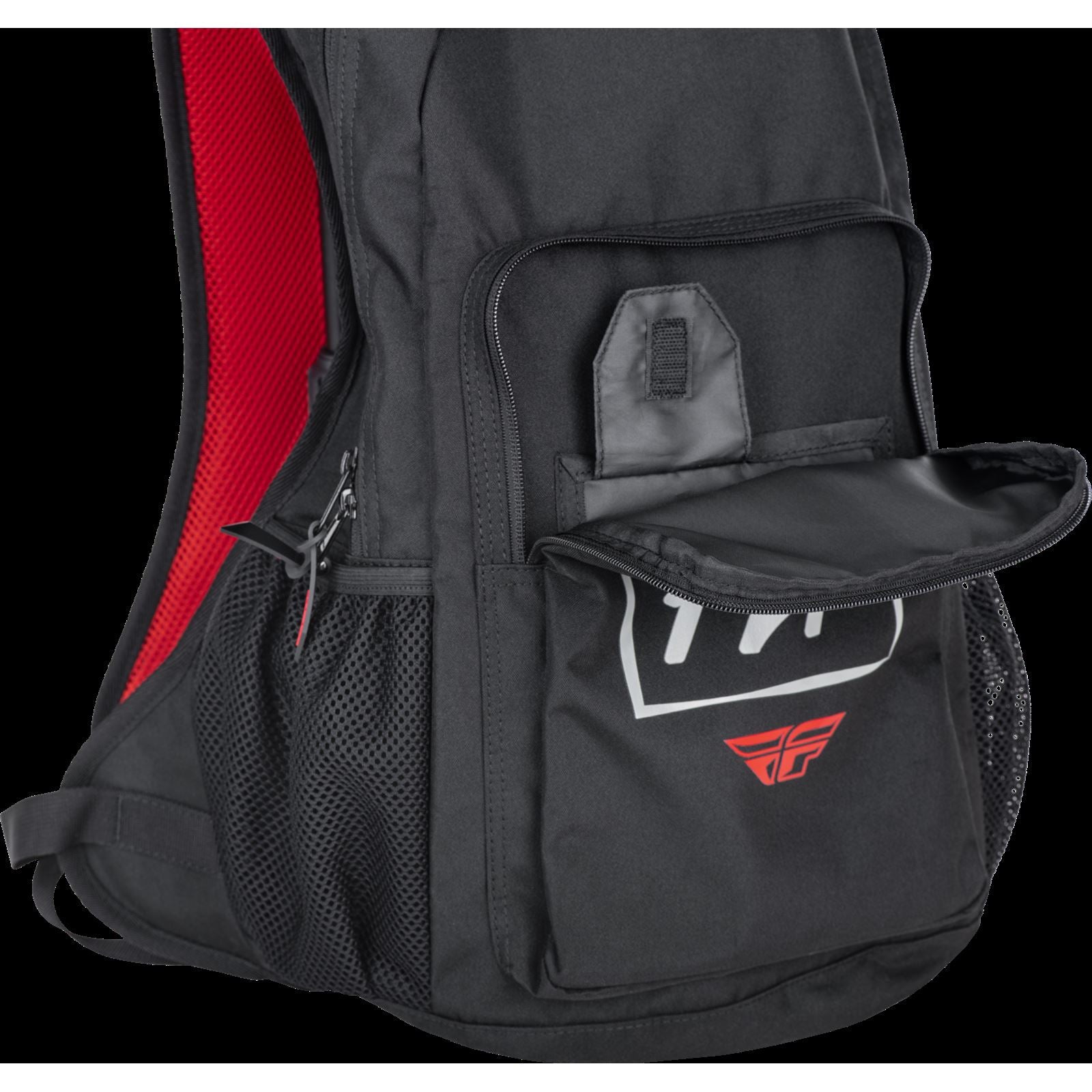 Fly Racing Jump Pack Backpack Black/Grey/Red 28-5071_764801