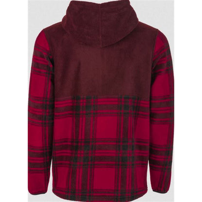 Fly Racing Fly Half Zip Pullover Hoodie Red Plaid XXL 354-00222X_867144