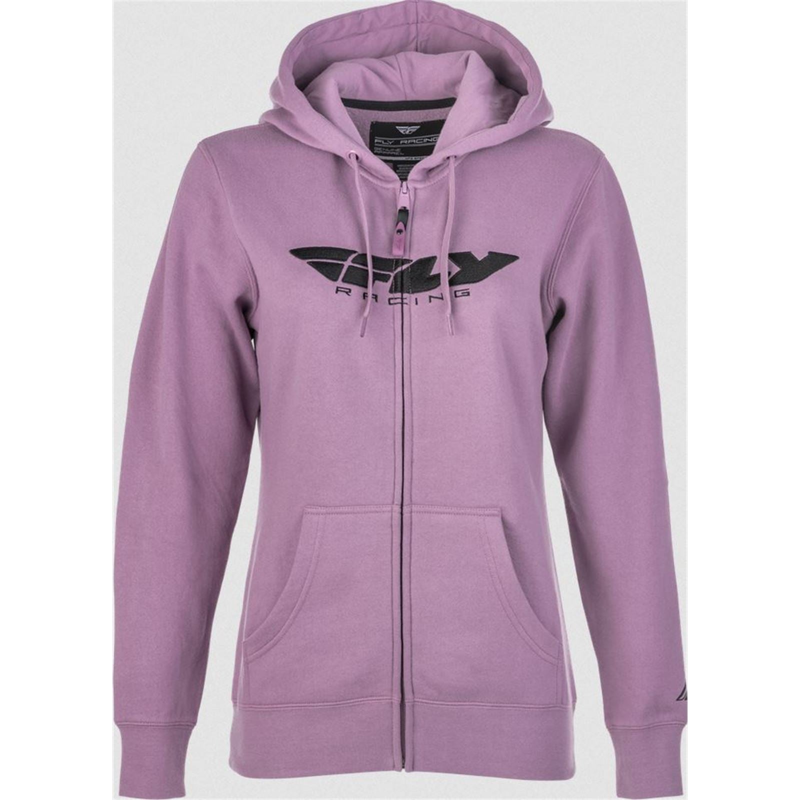 Fly Racing Women's Fly Corporate Zip Up Hoodie Mauve Large 358-0062L_871375