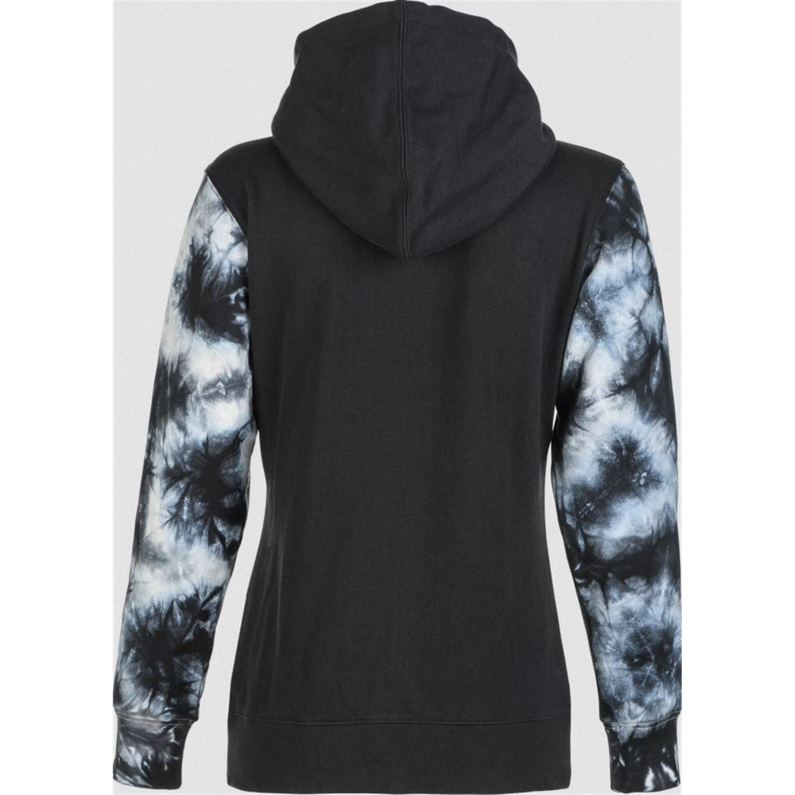 Fly Racing Women's Fly Tie-Dye Zip Up Hoodie Black/Grey Large 358-0070L_871395