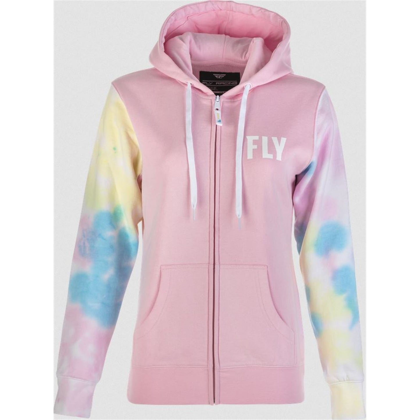 Fly Racing Women's Fly-Dye Zip Up Hoodie Pink/Yellow/Blue Medium 358-0071M_871416