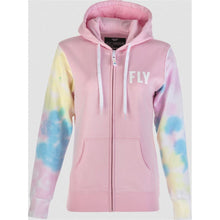 Fly Racing Women's Fly-Dye Zip Up Hoodie Pink/Yellow/Blue Medium 358-0071M_871416