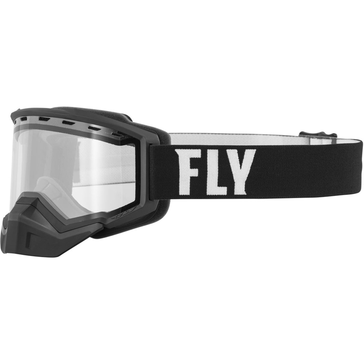 Fly Racing Focus Snow Goggles - Black/White Clear Lens 37-50070_882907