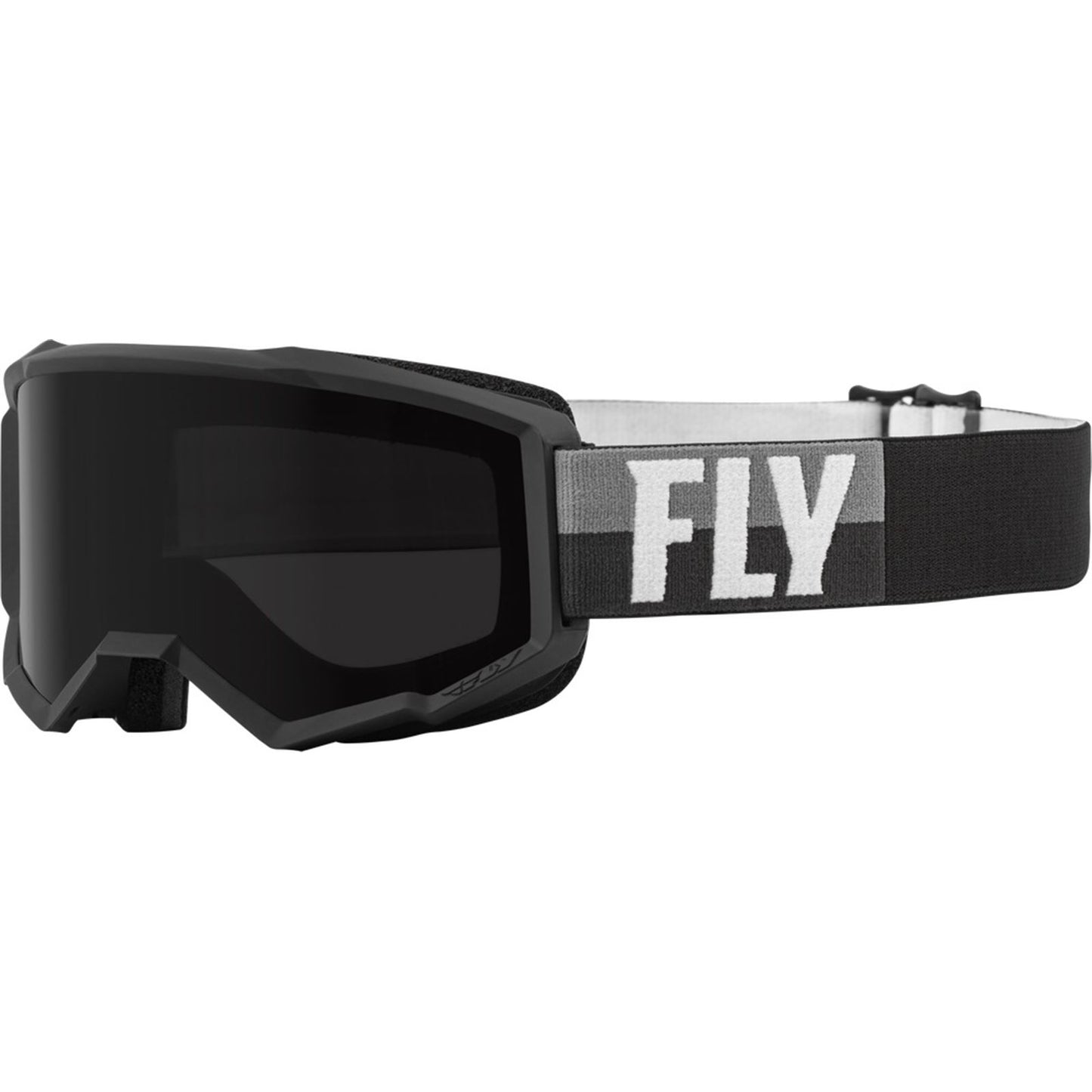 Fly Racing Zone Watersport Goggles - Black/White Dark Smoke Hydrophobic Lens 37-51672_883265