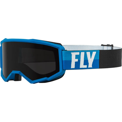 Fly Racing Zone Watersport Goggles - Blue/Black Dark Smoke Hydrophobic Lens 37-51673_883267