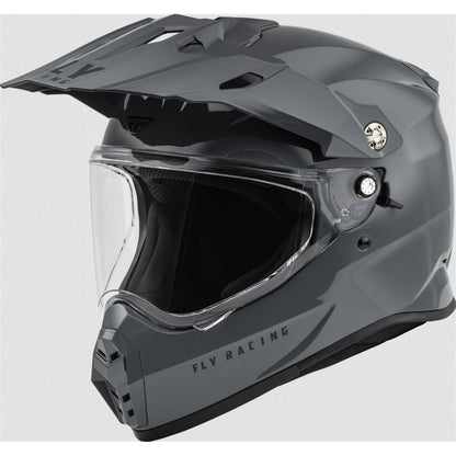 FLY Racing Trekker Solid Helmet, Grey_894246