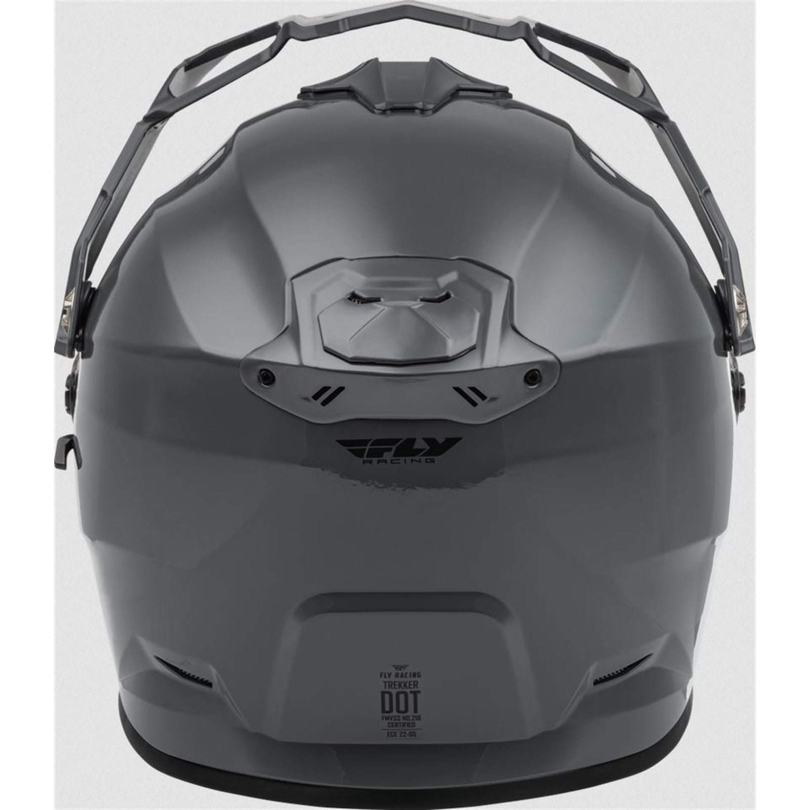 Fly Racing Trekker Solid Helmet, Grey_894247