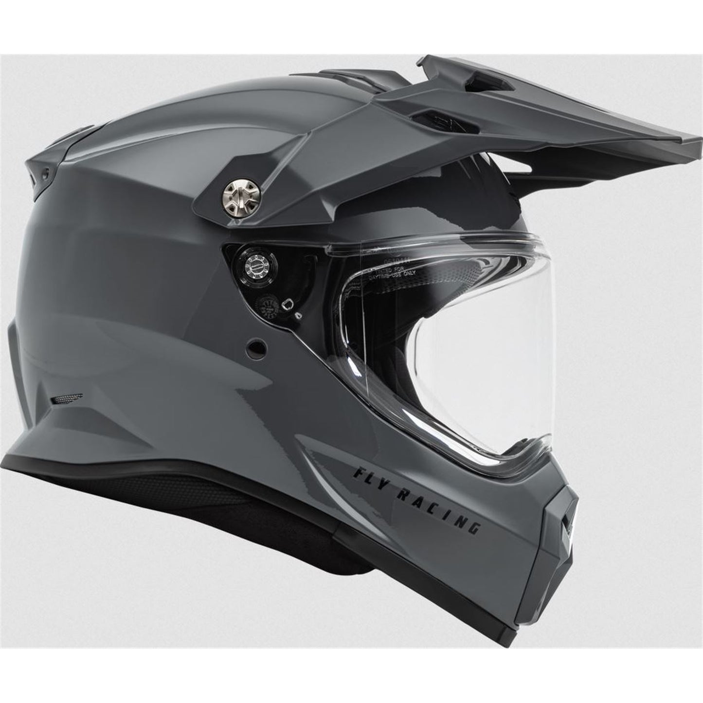 Fly Racing Trekker Solid Helmet, Grey_894220