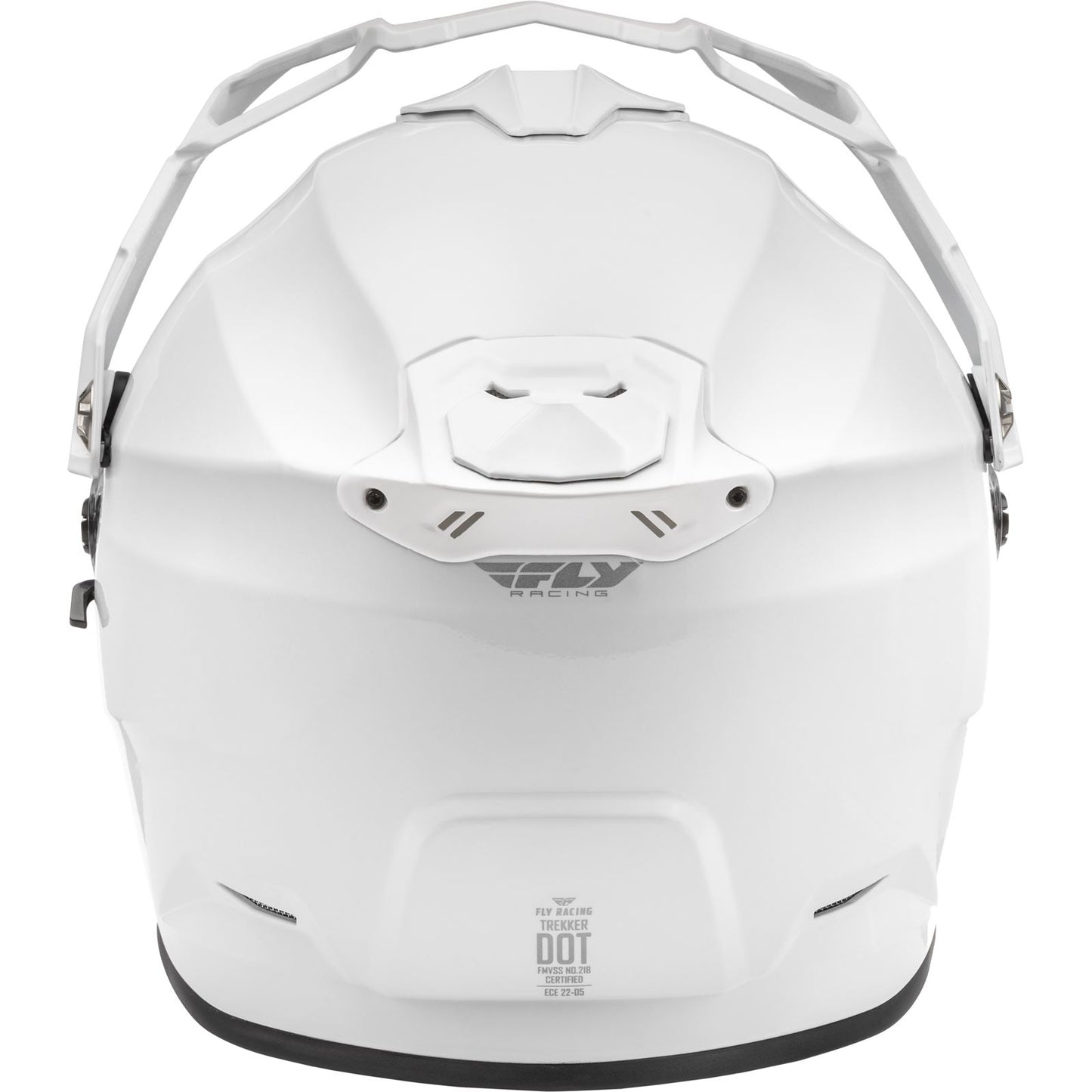 Fly Racing Trekker Solid Helmet, White_1068156