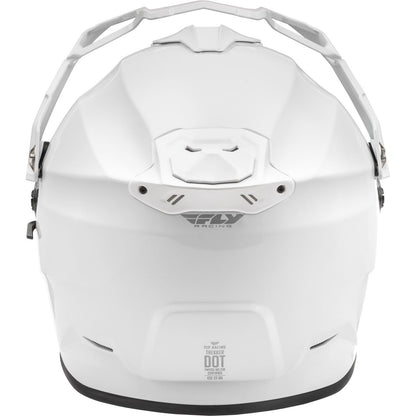 Fly Racing Trekker Solid Helmet, White_1068156