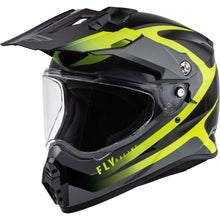 Fly Racing Trekker Pulse Helmet, Black/Hi-Vis_1068132