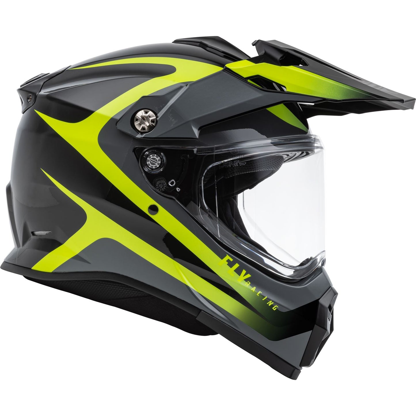 Fly Racing Trekker Pulse Helmet, Black/Hi-Vis_1068135