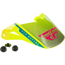 Fly Racing Kinetic Drift Helmet Visor Blue/Hi-Vis/Charcoal 73-88203_1068275