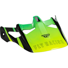 Fly Racing Werx-R Helmet Visor Hi-Vis/Teal Carbon 73-92843_1068235