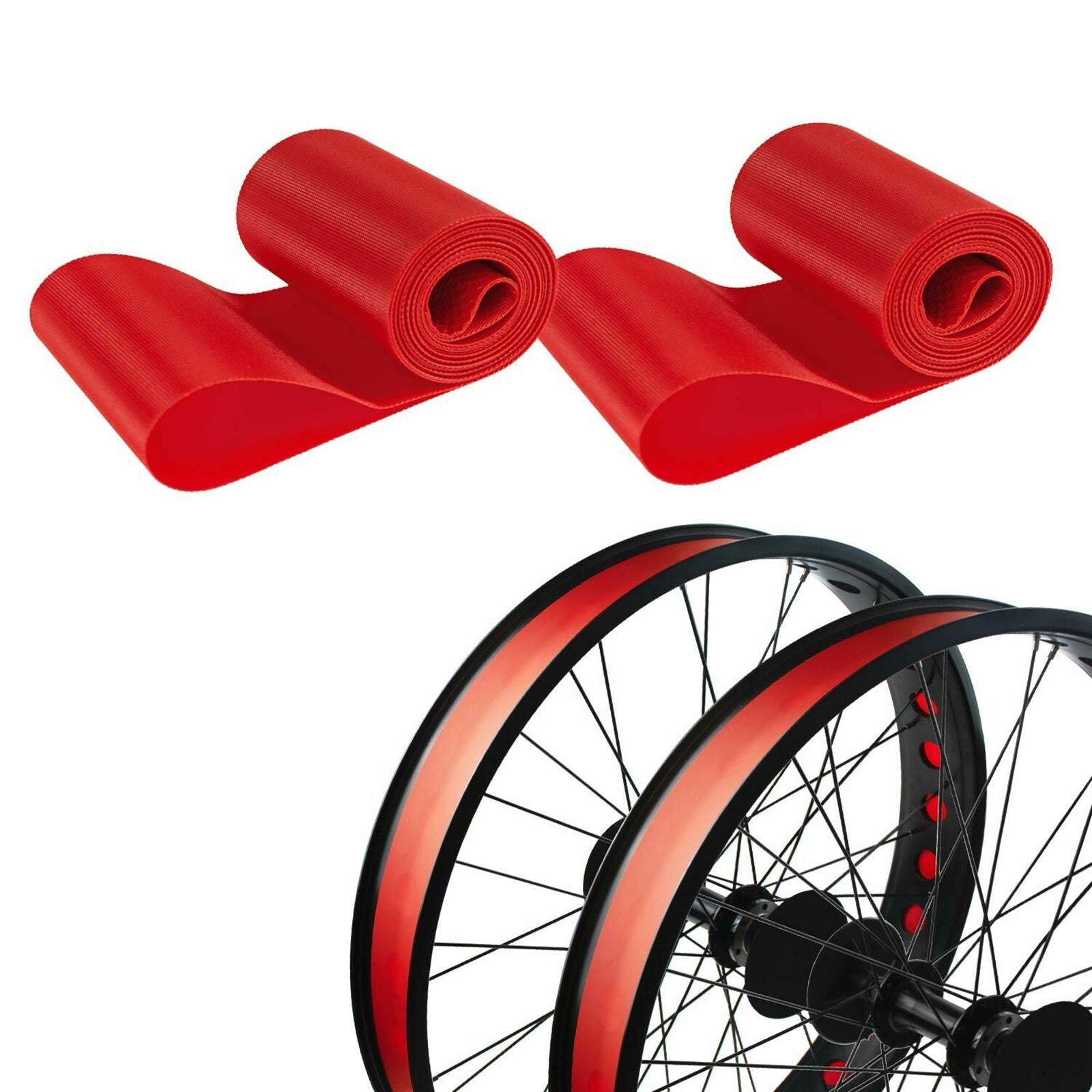 Decorative Rim Liner for eBike 24" Rim -  Red - 2/Pack [MPN: EBA-2440RD]_765488