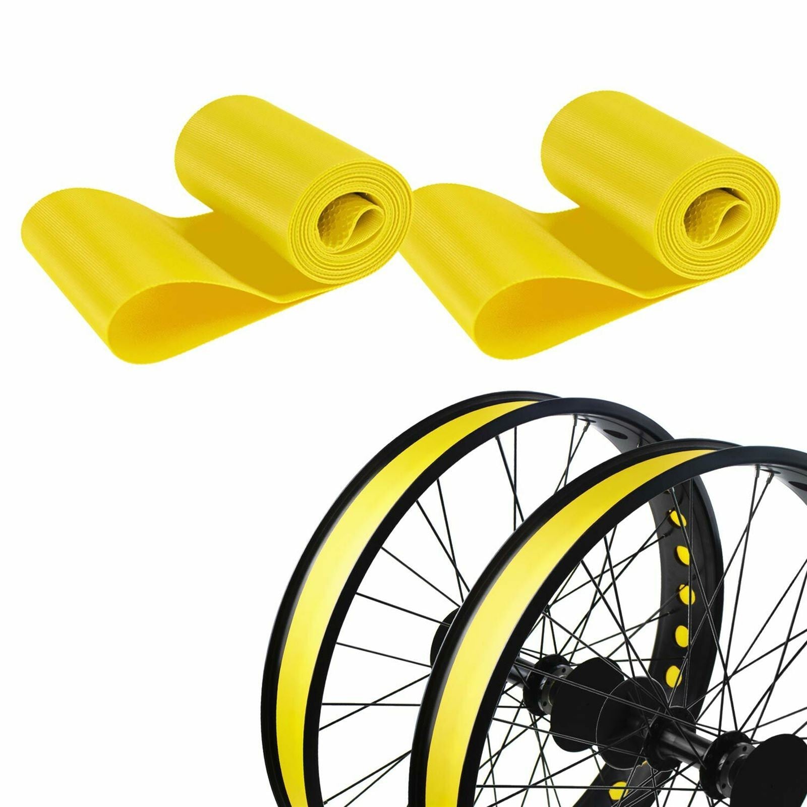 Decorative Rim Liner for eBike 26" Rim - Yellow - 2/Pack [MPN: EBA-2640YE]_765494