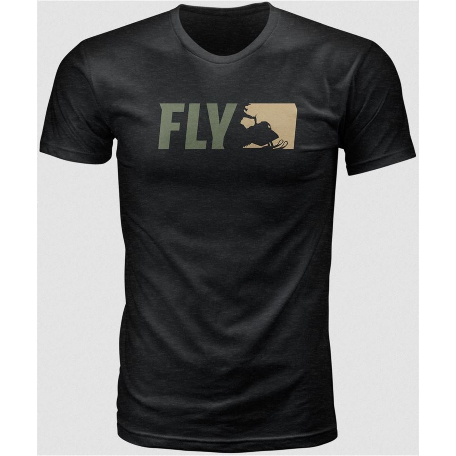 Fly Racing Fly Primary Tee - Black - Small 352-0521S_943396